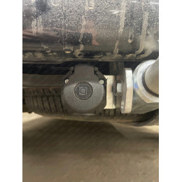 V064C GALIA Полностью оцинкованный фаркоп на Volkswagen Transporter / Caravelle / Multivan T5 2003-2015, T6 2015-2024, включая 4WD, включая модели с парктрониками. Тип шара: C (гори
