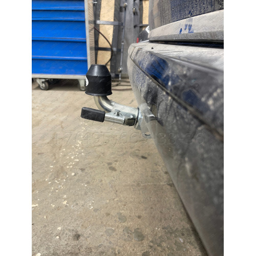 V064C GALIA Полностью оцинкованный фаркоп на Volkswagen Transporter / Caravelle / Multivan T5 2003-2015, T6 2015-2024, включая 4WD, включая модели с парктрониками. Тип шара: C (горизонтальный съемный). Без выреза бампера. Нагрузки: 2800/120 кг, масса фарк
