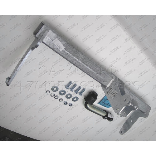 V070A GALIA Полностью оцинкованный фаркоп на Volvo XC60 2008-2017. Тип шара: A. Невидимый вырез бампера. Нагрузки: 2100/90 кг, масса фаркопа 15,22 кг