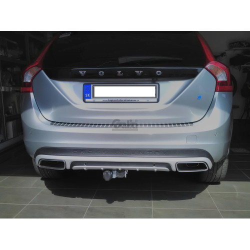 V070A GALIA Полностью оцинкованный фаркоп на Volvo XC60 2008-2017. Тип шара: A. Невидимый вырез бампера. Нагрузки: 2100/90 кг, масса фаркопа 15,22 кг