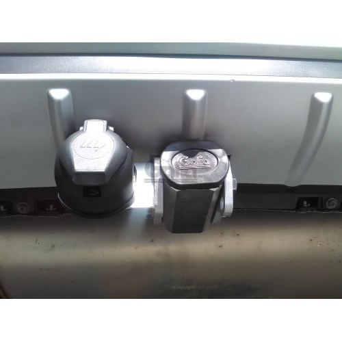 V070A GALIA Полностью оцинкованный фаркоп на Volvo XC60 2008-2017. Тип шара: A. Невидимый вырез бампера. Нагрузки: 2100/90 кг, масса фаркопа 15,22 кг