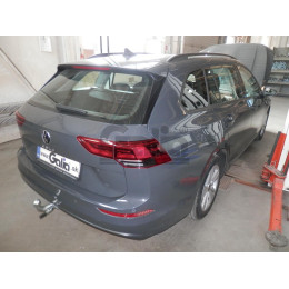 V073A GALIA Полностью оцинкованный фаркоп на Volkswagen Golf VII универсал 2WD/4WD 2013-2019. Тип шара: A. Без выреза бампера. Нагрузки: 2000/100 кг, масса фаркопа 12,12 к