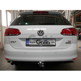 V073A GALIA Полностью оцинкованный фаркоп на Volkswagen Golf VII универсал 2WD/4WD 2013-2019. Тип шара: A. Без выреза бампера. Нагрузки: 2000/100 кг, масса фаркопа 12,12 к