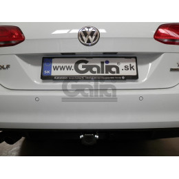 V073A GALIA Полностью оцинкованный фаркоп на Volkswagen Golf VII универсал 2WD/4WD 2013-2019. Тип шара: A. Без выреза бампера. Нагрузки: 2000/100 кг, масса фаркопа 12,12 к