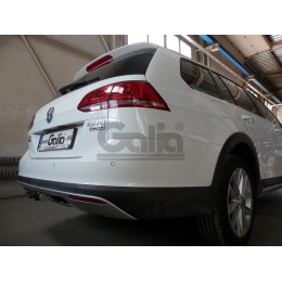 V073A GALIA Полностью оцинкованный фаркоп на Volkswagen Golf VII универсал 2WD/4WD 2013-2019. Тип шара: A. Без выреза бампера. Нагрузки: 2000/100 кг, масса фаркопа 12,12 к