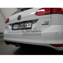 V073A GALIA Полностью оцинкованный фаркоп на Volkswagen Golf VII универсал 2WD/4WD 2013-2019. Тип шара: A. Без выреза бампера. Нагрузки: 2000/100 кг, масса фаркопа 12,12 к