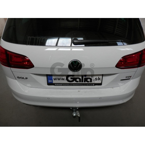 V073A GALIA Полностью оцинкованный фаркоп на Volkswagen Golf VII универсал 2WD/4WD 2013-2019. Тип шара: A. Без выреза бампера. Нагрузки: 2000/100 кг, масса фаркопа 12,12 кг
