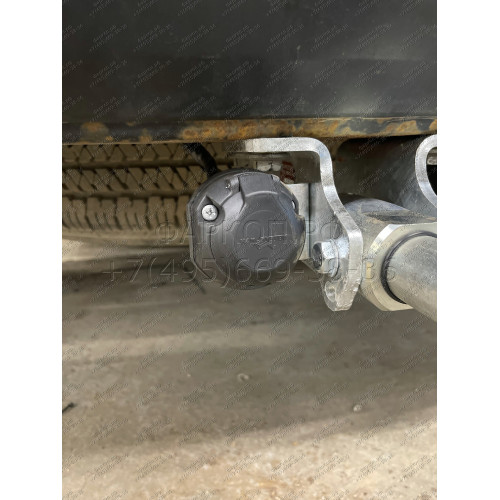 V076C GALIA Полностью оцинкованный фаркоп на Volkswagen Amarok 2010-2022. Тип шара: C (горизонтальный съемный). Установка без снятия и выреза бампера. Нагрузки: 3500/130 кг, масса фаркопа 6,37 кг