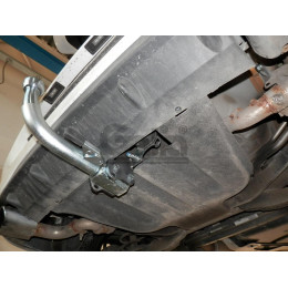 V080C GALIA Полностью оцинкованный фаркоп на Volvo V40 2012-2019. Тип шара: C (горизонтальный съемный). Без выреза бампера. Нагрузки: 1700/75 кг, масса фаркопа 