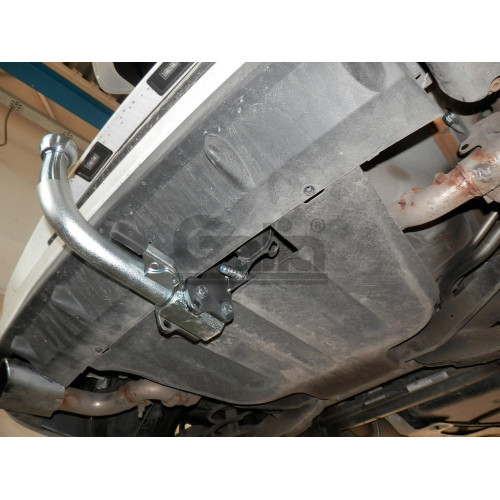 V080C GALIA Полностью оцинкованный фаркоп на Volvo V40 2012-2019. Тип шара: C (горизонтальный съемный). Без выреза бампера. Нагрузки: 1700/75 кг, масса фаркопа 14,37 кг
