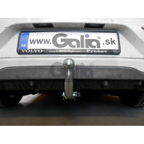 V080C GALIA Полностью оцинкованный фаркоп на Volvo V40 2012-2019. Тип шара: C (горизонтальный съемный). Без выреза бампера. Нагрузки: 1700/75 кг, масса фаркопа 14,37 кг