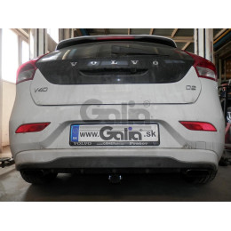 V080C GALIA Полностью оцинкованный фаркоп на Volvo V40 2012-2019. Тип шара: C (горизонтальный съемный). Без выреза бампера. Нагрузки: 1700/75 кг, масса фаркопа 