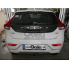 V080C GALIA Полностью оцинкованный фаркоп на Volvo V40 2012-2019. Тип шара: C (горизонтальный съемный). Без выреза бампера. Нагрузки: 1700/75 кг, масса фаркопа 14,37 кг