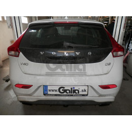 V080C GALIA Полностью оцинкованный фаркоп на Volvo V40 2012-2019. Тип шара: C (горизонтальный съемный). Без выреза бампера. Нагрузки: 1700/75 кг, масса фаркопа 