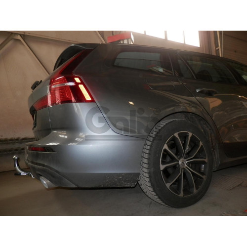 V089A GALIA Полностью оцинкованный фаркоп на Volvo S60 2019-, Volvo V60 2019-, Volvo S90 2016-, Volvo V90 2016-. Тип шара: A. Невидимый вырез бампера. Нагрузки: 2200/120 кг, масса фаркопа 16,5 кг