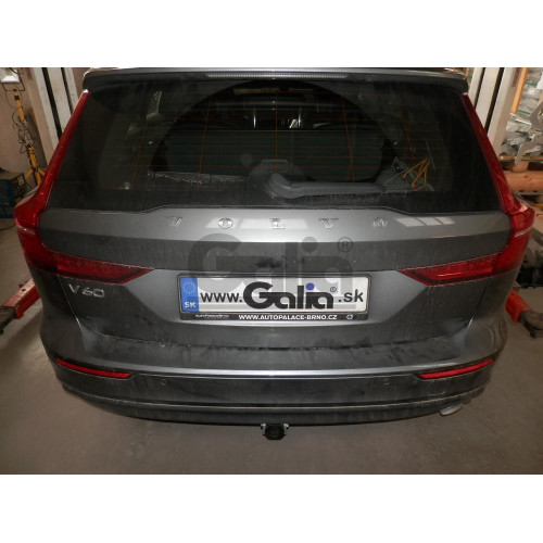 V089A GALIA Полностью оцинкованный фаркоп на Volvo S60 2019-, Volvo V60 2019-, Volvo S90 2016-, Volvo V90 2016-. Тип шара: A. Невидимый вырез бампера. Нагрузки: 2200/120 кг, масса фаркопа 16,5 кг