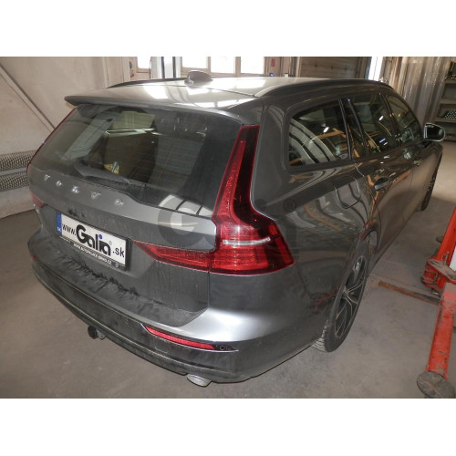 V089A GALIA Полностью оцинкованный фаркоп на Volvo S60 2019-, Volvo V60 2019-, Volvo S90 2016-, Volvo V90 2016-. Тип шара: A. Невидимый вырез бампера. Нагрузки: 2200/120 кг, масса фаркопа 16,5 кг