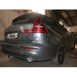 V089A GALIA Полностью оцинкованный фаркоп на Volvo S60 2019-, Volvo V60 2019-, Volvo S90 2016-, Volvo V90 2016-. Тип шара: A. Невидимый вырез бампера. Нагрузки: 2200/120 кг, масса ф