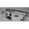V089A GALIA Полностью оцинкованный фаркоп на Volvo S60 2019-, Volvo V60 2019-, Volvo S90 2016-, Volvo V90 2016-. Тип шара: A. Невидимый вырез бампера. Нагрузки: 2200/120 кг, масса фаркопа 16,5 кг