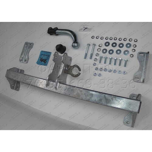 V089A GALIA Полностью оцинкованный фаркоп на Volvo S60 2019-, Volvo V60 2019-, Volvo S90 2016-, Volvo V90 2016-. Тип шара: A. Невидимый вырез бампера. Нагрузки: 2200/120 кг, масса фаркопа 16,5 кг