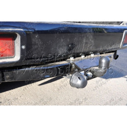 4126-F ORIS Фаркоп на Mitsubishi Pajero Sport 1998-2008, Montero Sport 1998-2008 без выреза в бампере. Тип шара: F. Нагрузки: 2000/100 кг, масса фаркопа 18,9 кг (без электрики в комп