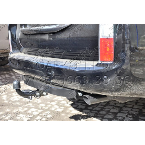 3062-A ORIS Фаркоп на Toyota Land Cruiser Prado J150 2010-2023, Toyota Land Cruiser Prado J120 2002-2009, Lexus GX 460 2010-2014 без выреза в бампере. Тип шара: A. Нагрузки: 1500/75 кг, масса фаркопа 17,1 кг (без электрики в комплекте)