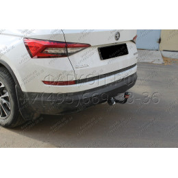 SK 12 AVTOS Фаркоп на Volkswagen Tiguan 2016-2024, Seat Ateca 2016- (без подрезки бампера), Skoda Kodiaq 2017-2023 (требуется подрезка бампера). Тип шара: A. Нагрузки: 2500/100 к, масс