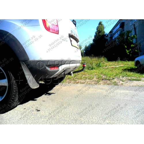 4374-A ORIS Фаркоп на Nissan Terrano 2014-2022, Renault Duster 2015-2021, 2021-2022, Renault Kaptur 2016-2022. Необходима подрезка бампера. Тип шара: A. Нагрузки: 1500/75 кг, масса фаркопа 17,1 кг (без электрики в комплекте)