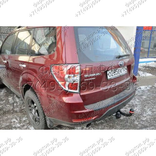 6303-A ORIS Фаркоп на Subaru Forester 2008-2013 без выреза в бампере. Тип шара: A. Нагрузки: 1500/50 кг, масса фаркопа 16,5 кг (без электрики в комплекте)