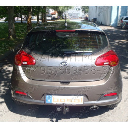 6751-A ORIS Фаркоп на Kia Ceed хетчбек 2012-2018, Hyundai i30 хетчбек 2012-2019. Необходима подрезка бампера. Тип шара: A. Нагрузки: 1500/75 кг, масса фаркопа 16,2 кг (без э