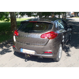 6751-A ORIS Фаркоп на Kia Ceed хетчбек 2012-2018, Hyundai i30 хетчбек 2012-2019. Необходима подрезка бампера. Тип шара: A. Нагрузки: 1500/75 кг, масса фаркопа 16,2 кг (без э