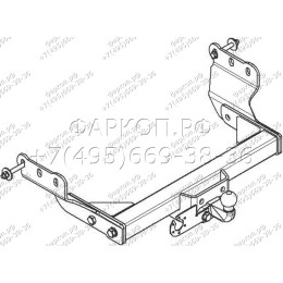 FD 26 AVTOS Фаркоп на Ford Transit фургон 2000-2014 без подрезки бампера. Тип шара: F. Нагрузки: 2000/100 кг, масса фаркопа 19,5 кг (без электрики в комплекте)