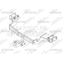 KI 12 AVTOS Фаркоп на Kia Sorento 2006-2009. Необходима подрезка бампера. Тип шара: A. Нагрузки: 1500/100 кг, масса фаркопа 26 кг (без электрики в комплекте)
