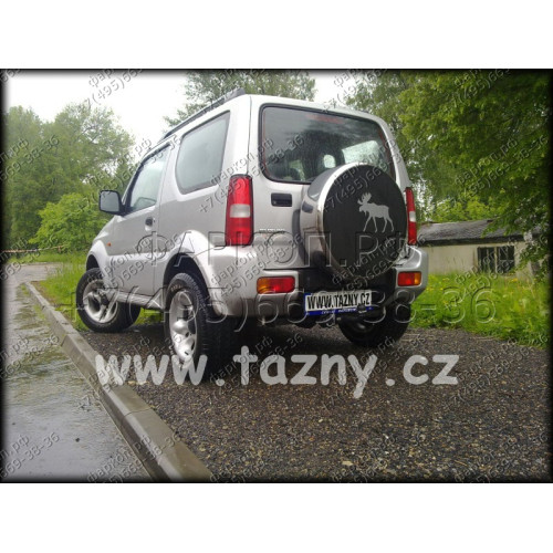 S-410 STEINHOF Фаркоп на Suzuki Jimny (SN) 01/1998-2018 без подрезки бампера. Тип шара: A. Нагрузки: 1400/85 кг, масса фаркопа 15,7 кг (без электрики в комплекте)