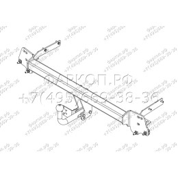 TY 17 AVTOS Фаркоп на Toyota Camry седан 2006-2011 без подрезки бампера. Тип шара: A. Нагрузки: 1800/80 кг, масса фаркопа 15,5 кг (без электрики в комплекте)