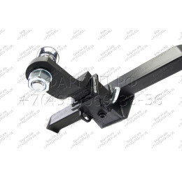 H.N24.E HALTY Фаркоп на Nissan Elgrand E51 2WD/4WD 2002-2010 без подрезки бампера. Тип шара: E. Нагрузки: 750/75 кг, масса фаркопа 18,5 кг