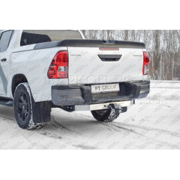 THI-15-991124.00 PT GROUP Фаркоп с нержавеющей накладкой на Sollers ST6 2023-, Sollers ST8 2025-, Toyota Hilux 2015-, JAC T6 2015-, JAC T8 2023-, JAC T8 Pro 2023- без подрезки бампера. Тип шара: E (л