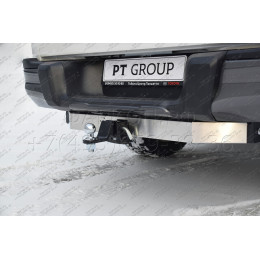 THI-15-991124.00 PT GROUP Фаркоп с нержавеющей накладкой на Sollers ST6 2023-, Sollers ST8 2025-, Toyota Hilux 2015-, JAC T6 2015-, JAC T8 2023-, JAC T8 Pro 2023- без подрезки бампера. Тип шара: E (л