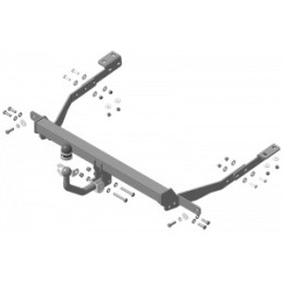 91601-A MOTODOR Фаркоп с оцинкованным шаром на Citroen Berlingo L1,L2 2008-2018, 2018-, Peugeot Partner L1,L2 2008-2018, 2018-, Opel Combo L1 2018-, Peugeot Rifter L1 2019-, Toyota Proace City L1 2019-, FIAT Doblo L1 2022- без
