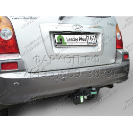 H218-FC Лидер-плюс ТСУ для Hyundai Terracan (HP) 2001-2006 без снятия и выреза бампера. Тип шара: FC. Нагрузки: 1200/50 кг, масса фаркопа 19,34 кг (без электрики в комп