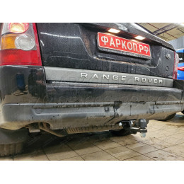 3338 SHERIFF Фаркоп на Land Rover Discovery III, IV 2006-2017, Range Rover Sport 2005-2013. Крепление шара на 2 болтах. Нагрузки: 1500/75 кг, масса фаркопа 2,8 кг (без электрики в комп