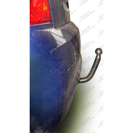 K105-A Лидер-плюс ТСУ для Kia Picanto хетчбек 2004-2011 без выреза бампера. Нагрузки: 1200/75 кг, масса фаркопа 15,64 кг (без электрики в комплекте)