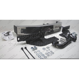 3082-AK41 ORIS Распродажа! Тюнинговый фаркоп с металлической накладкой на Toyota Land Cruiser Prado J150 2010-2023, Lexus GX460 2010-2014 без выреза в бампере. Тип шара: AK41 (Ве