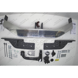 3082-AK41 ORIS Распродажа! Тюнинговый фаркоп с металлической накладкой на Toyota Land Cruiser Prado J150 2010-2023, Lexus GX460 2010-2014 без выреза в бампере. Тип шара: AK41 (Ве