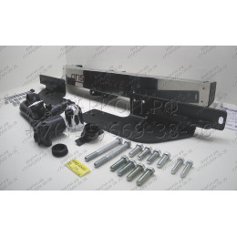 3082-AK41 ORIS Распродажа! Тюнинговый фаркоп с металлической накладкой на Toyota Land Cruiser Prado J150 2010-2023, Lexus GX460 2010-2014 без выреза в бампере. Тип шара: AK41 (Ве