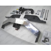 3082-AK41 ORIS Распродажа! Тюнинговый фаркоп с металлической накладкой на Toyota Land Cruiser Prado J150 2010-2023, Lexus GX460 2010-2014 без выреза в бампере. Тип шара: AK41 (Вертикально-съемный шар с ключом). Нагрузки: 1500/75 кг, масса фаркопа 32,6 кг 