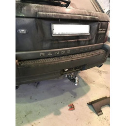 3338 SHERIFF Фаркоп на Land Rover Discovery III, IV 2006-2017, Range Rover Sport 2005-2013. Крепление шара на 2 болтах. Нагрузки: 1500/75 кг, масса фаркопа 2,8 кг (без электрики в комп