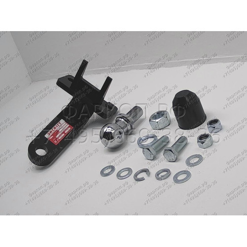 3338 SHERIFF Фаркоп на Land Rover Discovery III, IV 2006-2017, Range Rover Sport 2005-2013. Крепление шара на 2 болтах. Нагрузки: 1500/75 кг, масса фаркопа 2,8 кг (без электрики в комплекте)
