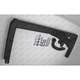 3551-A ORIS Фаркоп на Audi Q5 2008-2016 без выреза в бампере. Тип шара: A. Нагрузки: 1500/75 кг, масса фаркопа 19,2 кг (без электрики в комплекте)