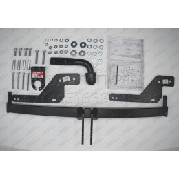 3655.12 SHERIFF Фаркоп на Renault Duster 2010-2015, 2015-2021, 2021-2022, Renault Kaptur 2016-2022, Nissan Terrano 2014-2022. Необходима подрезка бампера. Тип шара: A. Нагрузки: 1100/50 кг, масса фа
